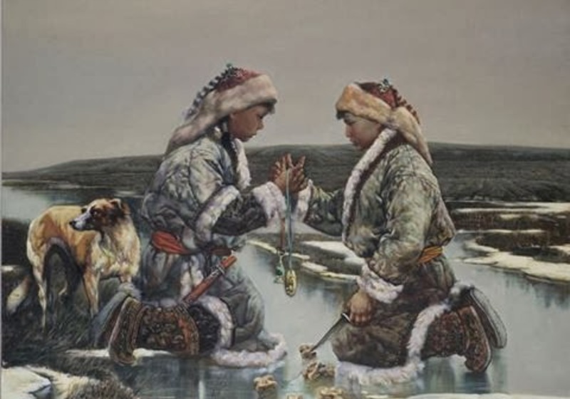 Мөсний шагайн уламжлалт наадаан